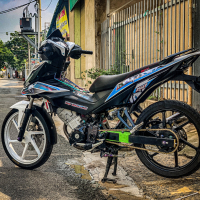 tem xe winner 150  xanh trắng