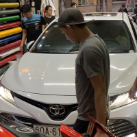 Wrap dán đổi màu Toyota Camry