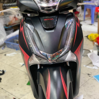 Wrap nhôm mờ cao cấp - Tem nổi Uv cho xe Sh 2019