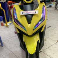 Wrap trùm đổi màu vàng chanh cho vario xinh tươi