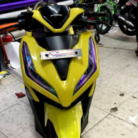 Wrap trùm đổi màu vàng chanh cho vario xinh tươi