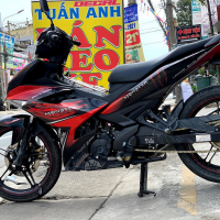 Tem trùm nhôm bóng cho exciter đỏ đen