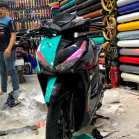 Wrap 2 màu cho vario.