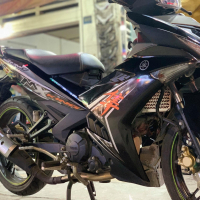 Tem trùm Mx Hayabusa đen bóng cho exciter 150 Mx king