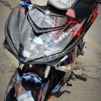 TEM ĐẸP EXCITER 150  đen bạc