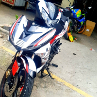 TEM ĐẸP EXCITER 150 trắng đen