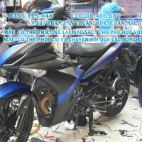 TEM ĐẸP EXCITER 150 xanh đen