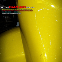 Dán decal xe sh đẹp -  mẫu dán xe Sh 2020 2021 MÀU VÀNG đẹp và hot nhất