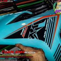 Tem Xe Exciter 150 Xanh Đen Cam Mx - King