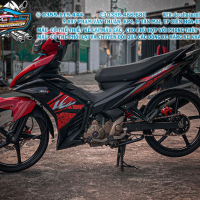 Tem Exciter 135 LC Đỏ Đen