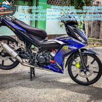 TEM WINNER RS150 XANH GP VER MỚI 2021