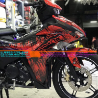 tem trùm exciter 155 rỉ sét đỏ đen