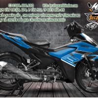 TEM ĐẸP EXCITER 155 NEW  xanh gp chuẩn