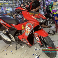 tem xe winner x  mèo thần tài