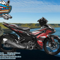 TEM ĐẸP EXCITER 155 NEW  cá mập đỏ đen