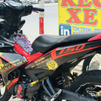 TEM EXCITER 150  đỏ  đen