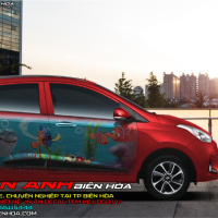 TEM XE HYUNDAI i10 - 3d hoat hinh cá cảnh