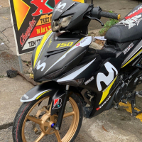 TEM ĐẸP EXCITER 150 đen trắng