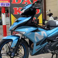 TEM ĐẸP EXCITER 150 xanh đen candy