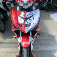 TEM ĐẸP EXCITER 150 trắng đỏ  yamaha