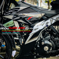 TEM RỜI SATRIA 150 HAYABUSA  XE ĐEN