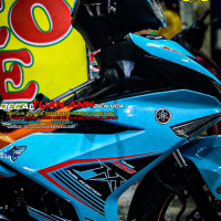 Tem Xe Exciter 150 Xanh Đen Cam Mx - King
