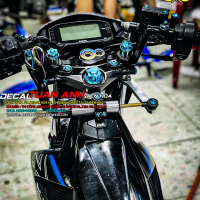 TEM RAIDER HAYABUSA XANH ĐEN