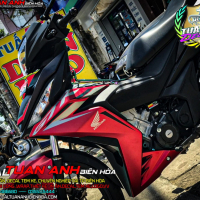 Tem Winner 150 - GTR  zin indo bạc Đỏ Đen