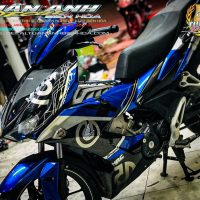 Tem  Xanh Đen Winner X-150 - mẫu Brembo
