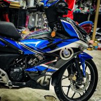 Tem  Xanh Đen Winner X-150 - mẫu Brembo
