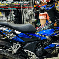 Tem  Xanh Đen Winner X-150 - mẫu Brembo