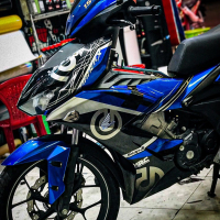 Tem  Xanh Đen Winner X-150 - mẫu Brembo