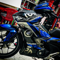 Tem  Xanh Đen Winner X-150 - mẫu Brembo