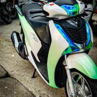 Tem Trùm 2 màu xanh trắng sh 150 - 2019