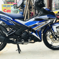TEM ĐẸP EXCITER 150 trắng xanh gp ánh kim