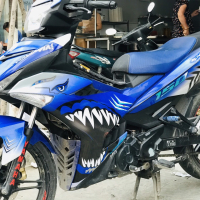 TEM ĐẸP EXCITER 150 CÁ MẬP XANH GP