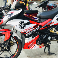 TEM ĐẸP EXCITER 150 YAMAHA TRẮNG ĐỎ