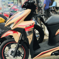 TEM TRÙM VARIO - CLICK 150 VÀNG CÁT