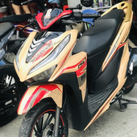 TEM TRÙM VARIO - CLICK 150 VÀNG CÁT