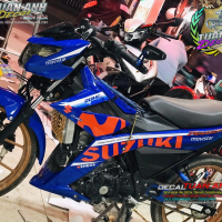 TEM TRUM SATRIA - RAIDER 150 MOVISTAR XANH CAM