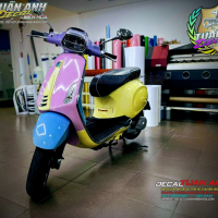 vespa phối màu độc đáo mới lạ