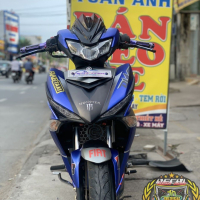 TEM ĐẸP EXCITER 150  xanh đen nhám