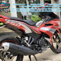 TEM ĐẸP EXCITER 150 trắng đỏ 3