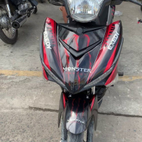 TEM ĐẸP EXCITER 150 monster đen đỏ