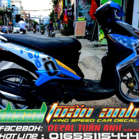 TEM TRUM LUVIAS xanh trắng