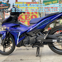 TEM ĐẸP EXCITER 150  xanh chỉ trắng