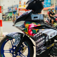 TEM ĐẸP EXCITER 150 cá chép hóa rồng