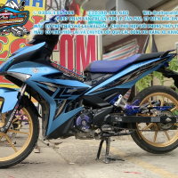 TEM ĐẸP EXCITER 150 LC xanh candy