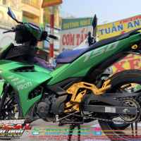 exciter  150  tem nhôm xanh kawa