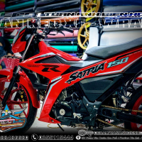 TEM SATRIA  150   ĐỎ ĐEN